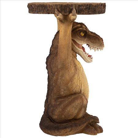 Design Toscano Tyrant T-Rex Sculptural Dinosaur Side Table JQ10574